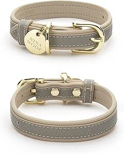 nina woof londres coleira de pele vegana para pet de luxo,
