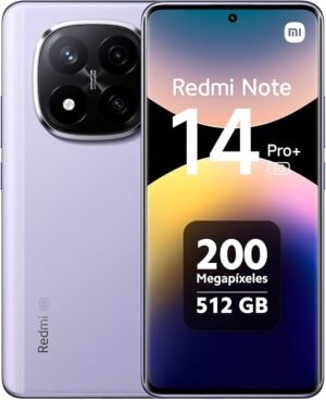 xiaomi redmi note 14 pro+ 5g, smartphone de 12 + 512 gb, ecrã de 6,67" amoled fhd+ 120hz, snapdragon 7s gen 3, câmara de 200 mp,